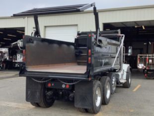 2025 Peterbilt 567 8x4 16' Ox Bodies Dump Truck