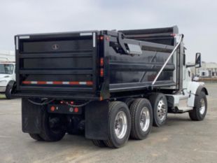 2025 Peterbilt 567 8x4 16' Ox Bodies Dump Truck