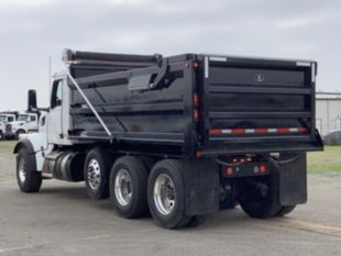 2025 Peterbilt 567 8x4 16' Ox Bodies Dump Truck