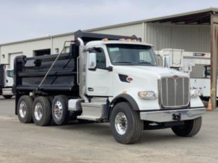 2025 Peterbilt 567 8x4 16' Ox Bodies Dump Truck