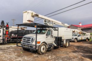 2015 Ford F750 4x2 Terex XT60 Forestry Bucket Truck