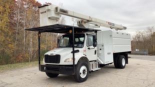 2023 Freightliner M2106 4x2 Terex XT PRO 60 Forestry Bucket W/Dumping Chip Box