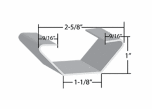 ROOF BOW STEEL 99", ANTI SNAG,