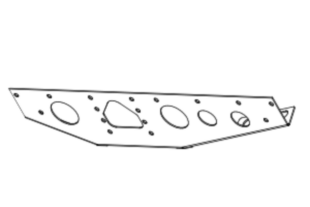 BRACKET LANDING GEAR CURBSIDE
