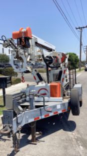 2017 SDP EZ Hauler 55MLP Backyard Mini Derrick With Support Trailer