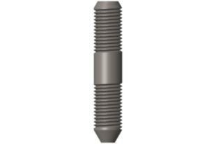 STUD,DOUBLE END PLAIN