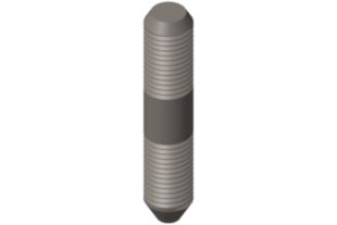 STUD,DOUBLE END PLAIN