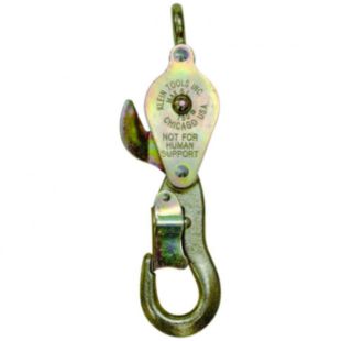 Klein Tools Block and Tackle with Anchor Hook / Snap Hook  Cat. No. 258