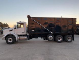 2023 Peterbilt 567 8x4 22' Ox Bodies Dump Truck