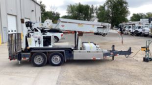 2018 SDP EZ Hauler 55 MLP Mini Backyard Derrick With Support Trailer