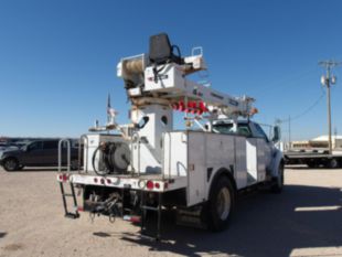 2015 Ford F-750 4x2 Diesel Terex C4047 Digger Derrick Truck