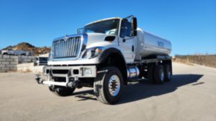 2015 IHC 7500 6x6 Load King 4000 Gallon Water Truck W/Cannon