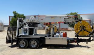 2018 SDP EZ Hauler 55 MLP Mini Backyard Derrick With Support Trailer