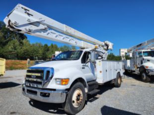 2009 Ford F750 4x2 Terex HRX55 Bucket Truck