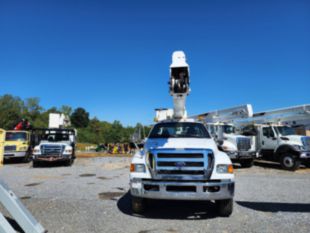 2009 Ford F750 4x2 Terex HRX55 Bucket Truck