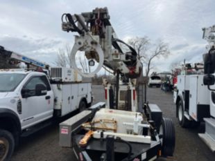 2018 SDP 55-MLP E-Z Hauler Mini Digger Derrick with Trailer