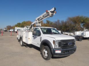 2018 Ford F-550 4x2 Diesel Versalift STP-36NE Cable Placer