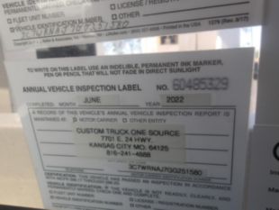 2016 Dodge 5500 Hemi Powered, 4x4 "2005" Terex TL-38 Bucket Truck