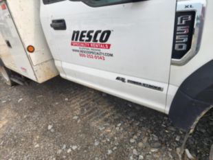 2018 Ford F-550 Powerstroke Diesel 4x2 Versalift STP-36-NE Cable Placer Truck