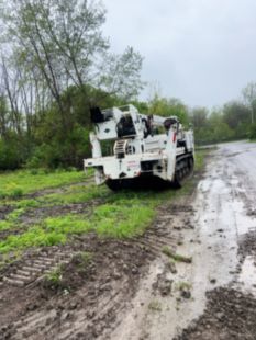 2017 Morooka MST1500VDL Versalift TMD-2050-B Track Digger Derrick