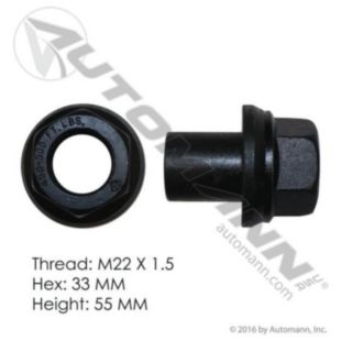 METRIC SLEEVED FLANGE NUT-28MM