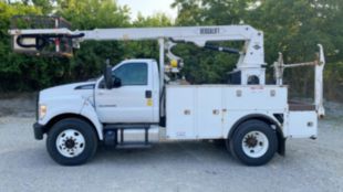 2019 Ford F-750 4x2 Versalift VTP-40-NE Cable Placer