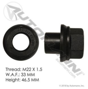 METRIC SLEEVED FLANGE NUT-19MM