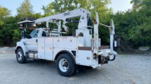 2019 Ford F-750 4x2 Versalift VTP-40-NE Cable Placer