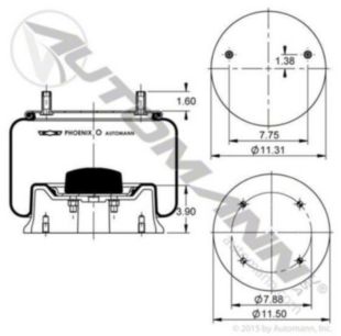 Automann Air Spring Rolling Lobe