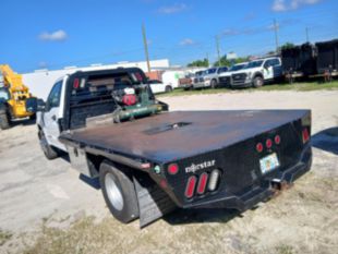 2021 Ford F-350 Powerstroke Diesel 4x2 Flat Bed Truck