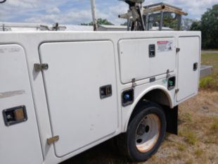 2017 Ford F-550 Powerstroke Diesel 4x2 Versalift STP-36-NE Cable Placer Truck