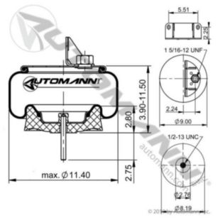 Automann Air Spring Rolling Lobe