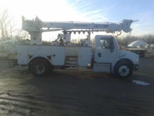 2014 Freightliner M2 Diesel 4x2 Terex Commander 4047 Digger Derrick Truck