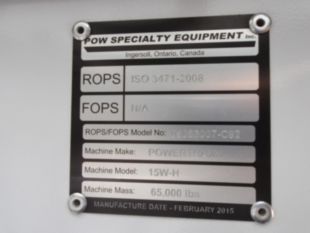 2015 PowerTraxx 15W-H Terex General 80 Tracked Digger Derrick