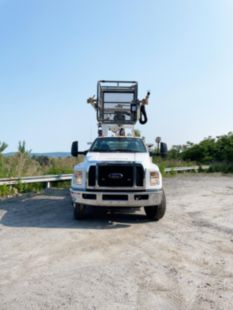 2019 Ford F-750 4x2 Versalift VTP-40-NE Cable Placer