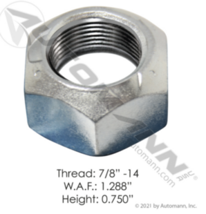Automann Lock Nut ST 7/8in GR C