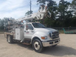 2015 Ford F-750 Diesel 4x2 Terex Commander 4047 Digger Derrick Truck