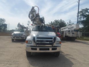 2015 Ford F-750 Diesel 4x2 Terex Commander 4047 Digger Derrick Truck