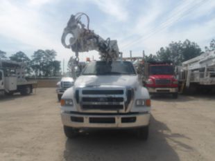 2015 Ford F-750 Diesel 4x2 Terex Commander 4047 Digger Derrick Truck