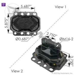 MOTOR MOUNT REAR KENWORTH