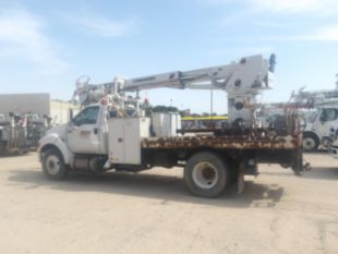 2015 Ford F-750 Diesel 4x2 Terex Commander 4047 Digger Derrick Truck