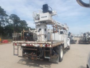 2015 Ford F-750 Diesel 4x2 Terex Commander 4047 Digger Derrick Truck