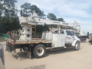 2015 Ford F-750 Diesel 4x2 Terex Commander 4047 Digger Derrick Truck
