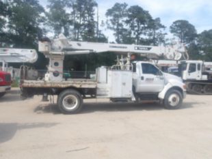 2015 Ford F-750 Diesel 4x2 Terex Commander 4047 Digger Derrick Truck
