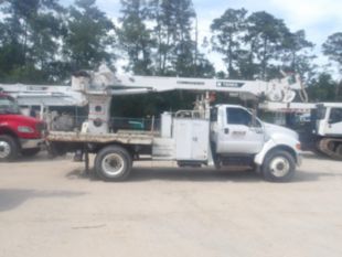 2015 Ford F-750 Diesel 4x2 Terex Commander 4047 Digger Derrick Truck