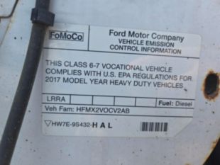 2017 Ford F-750 Powerstroke Diesel 4x2 Versalift VTP-40-NE Cable Placer Truck