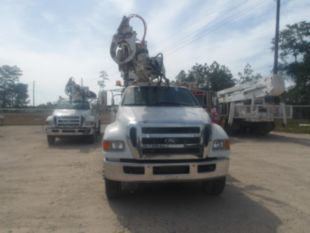 2015 Ford F-750 Diesel 4x2 Terex Commander 4047 Digger Derrick Truck