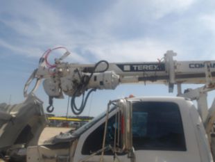 2015 Ford F-750 Diesel 4x2 Terex Commander 4047 Digger Derrick Truck