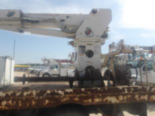 2015 Ford F-750 Diesel 4x2 Terex Commander 4047 Digger Derrick Truck