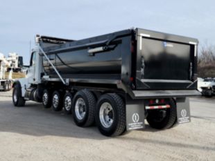 Quint Axle 18 cu yd Rear Dump Truck